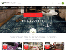 Tablet Screenshot of fave-decor.com